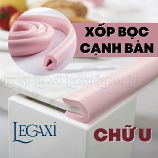 Cuộn mút xốp nhiều màu bọc góc bàn chữ U bo góc bảo vệ em bé tránh va chạm