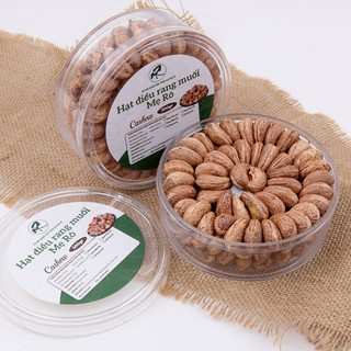 500GRAM HẠT ĐIỀU RANG MUỐI, XẾP HỘP (380410HẠT/KG HẠT LỚN)