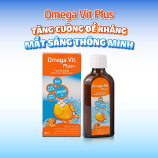 Omega Vit Đỏ Omega Vit Plus - Bổ Sung Omega 3, Vitamin Và Khoáng Chất