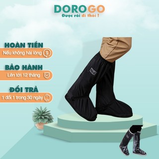 Ủng đi mưa bọc giày đi mưa 2 lớp cao cấp cổ cao chống nước đi dã ngoại du lịch DOROGO UDM