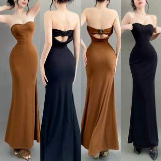 TADstore - Alana Dress đầm maxi đuôi cá dáng dài