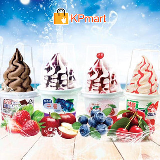 Kem lốc xoáy Hàn Quốc Lotte Double Bianco 185ML