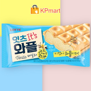 Kem bánh vani Hàn Quốc Lotte Ice Waffle Vanilla 140ML