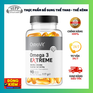 Viên dầu cá siêu cô đặc ostrovit omega 3 extreme - 90 viên - 500mg epa / 250mg dha