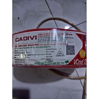 [Giá 1 mét] Dây điện đôi cadivi 2 x 1.5
