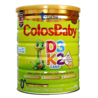 Sữa colosbaby d3k2 canxi 0+, 1+, 2+ 800g......