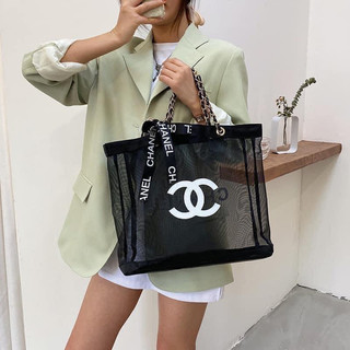 Set túi tote lưới ch.a.n.el beauty hàng gift / tặng chính hãng