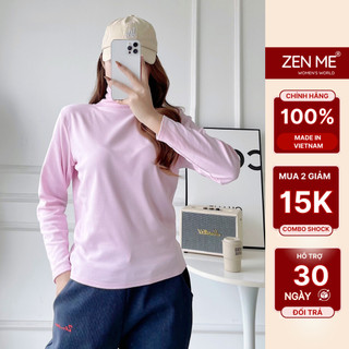 Áo Giữ Nhiệt Nữ Cổ Lọ Chất Liệu Cotton Co Giãn ACL1222, Zen Me Women's World