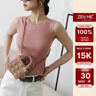 Áo ba lỗ nữ, Áo tanktop sát nách freesize chất tăm co giãn mềm mịn ABL0423, Zen Me Women's World