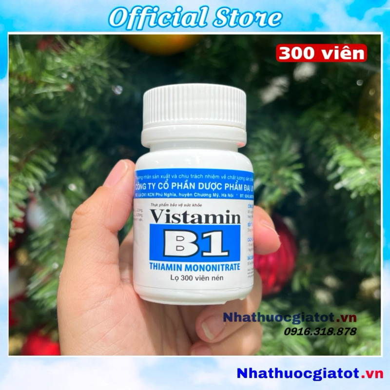Vitamin B1 Đại Uy Hỗ Trợ Bổ Sung Vitamin B1 Cho Cơ Thể