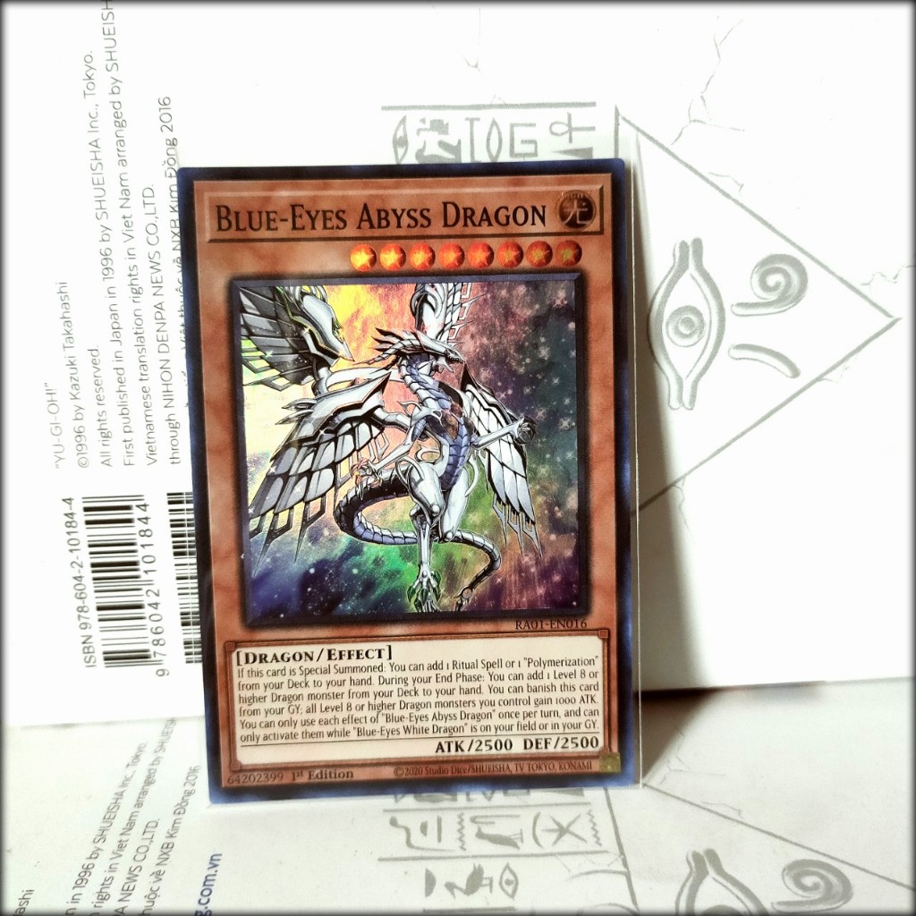 Thẻ bài Yugioh Chính Hãng Blue-Eyes Abyss Dragon
