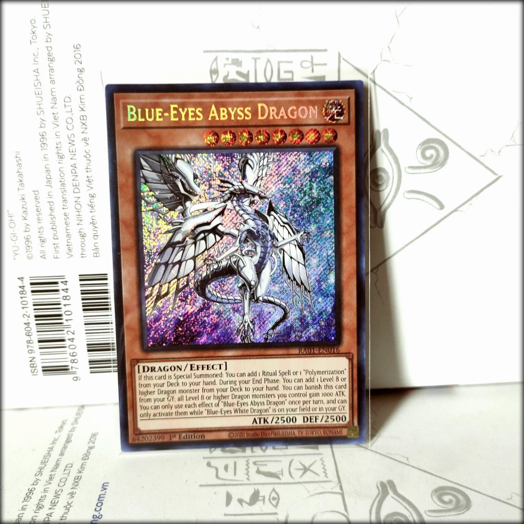 Thẻ bài Yugioh Chính Hãng Blue-Eyes Abyss Dragon