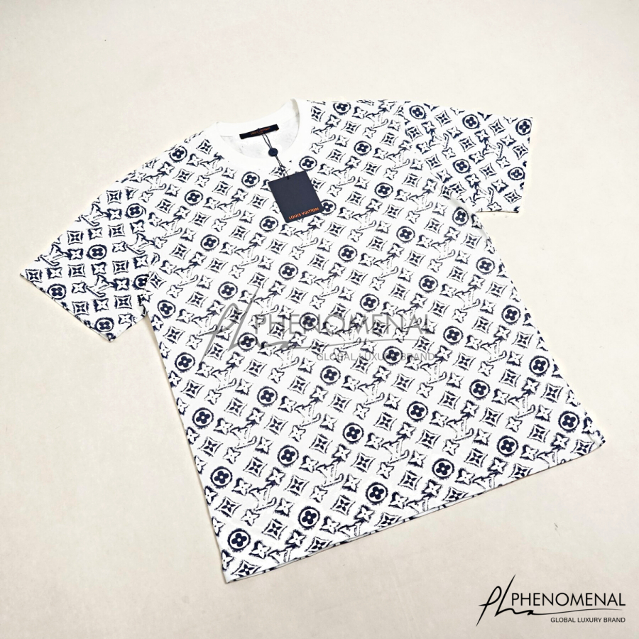 Áo LV Monogram Sand - Áo thun chất 100%cotton mịn dày 250GSM nặng trên 300gram