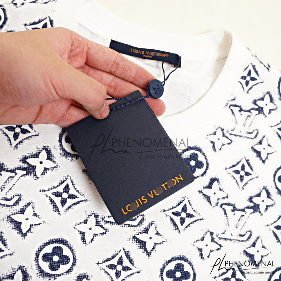 Áo LV Monogram Sand - Áo thun chất 100%cotton mịn dày 250GSM nặng trên 300gram