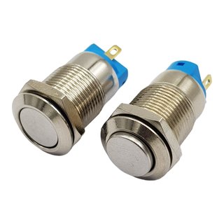 Nút nhấn tự giữ kim loại 12mm