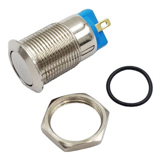 [HCM]  Nút nhấn tự giữ kim loại 12mm