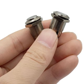 [HCM]  Nút nhấn tự giữ kim loại 12mm
