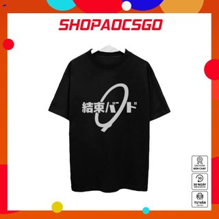 Mẫu Áo thun Bocchi The Rock Kessoku Band (Black) ngắn tay, cực đẹp