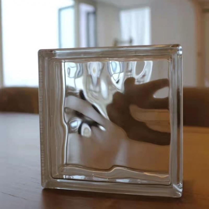 Gạch Kính Rỗng Vân Mây Hai Ngôi Sao - Phù Hợp Làm Vách Ngăn Bằng Gạch Thủy Tinh Khi Trang Trí