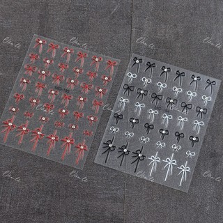 Sticker nail 5D lụa nổi trang trí móng tay