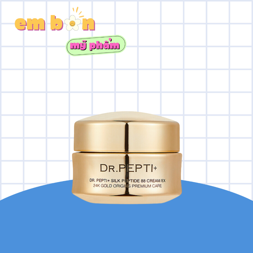 Kem Dưỡng Vàng 24k Dr Pepti+ Silk Peptide 88 Cream EX - 12g
