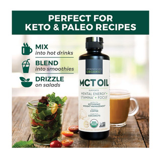 Dầu Dừa MCT OIL 473ml| Bổ Sung Năng Lượng - Không Chất Béo - Giảm Cân - Tốt Tiêu Hóa