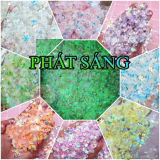 [MPS] Túi 5g Hỗn hợp Kim sa phát sáng lấp lánh trang trí cát chảy hoặc slime đính nail hoặc trang trí toploader
