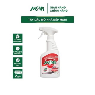 Tẩy xoong nồi, dầu mỡ bếp, tẩy vết bẩn trên tường và máy hút mùi mori