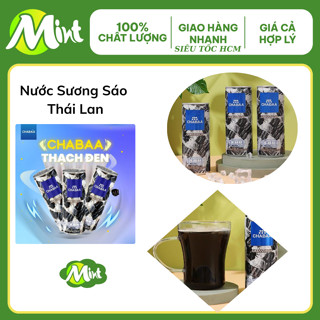 [Lốc 6 lon 230ml] Nước Thạch Sương Sáo CHABAA 230ML Thái Lan {DATE 12/06/2026}. Shop Mint Mint.