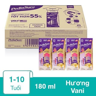 Thùng 48 Hộp Sữa nước Pediasure hương vani 110ml_180ml/hộp