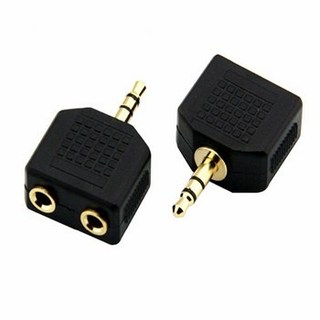 Jack chia loa jack 3.5 từ 1 ra 2 - đầu chuyển jack âm thanh 3.5 đến 6.5