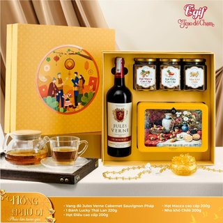 Quà tết 2024 - set quà hồng phú sang trọng