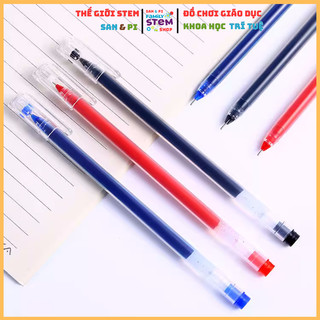 [Bút gel 1k] Bút nước, bút gel ngòi nhỏ 0.5mm, ống mực nhiều gấp 3 bút thường, siêu tiết kiệm cho học sinh, sv văn phòng