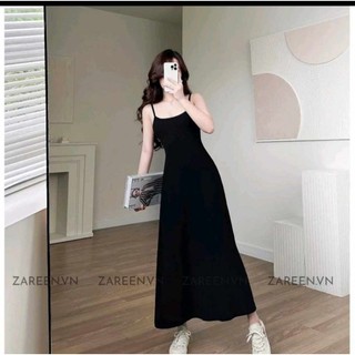 váy 2 dây dáng dài xòe bigsize 40-120kg