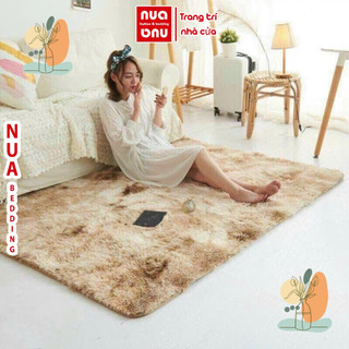 Thảm Trải Sàn, Trải Chân Giường Phòng Ngủ, Phòng Khách, Thảm Lông Loang Được Chọn Mẫu