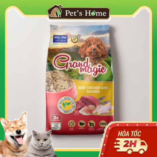 Hạt Grandmagic cho chó 1kg