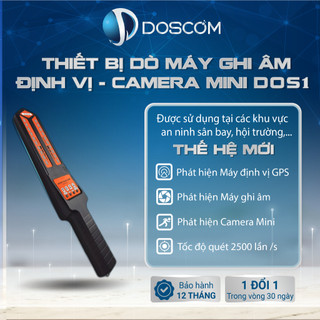Doscom dos1 - thiết bị dò chuyên dụng phát hiện máy ghi âm, máy định vị gps, camera mini - độ nhạy cao