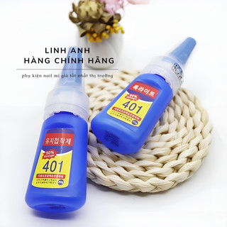 Keo 401, keo gắn móng đính đá phụ kiện nail hàng chính hãng