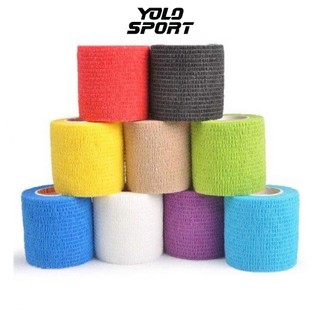 Băng Keo Vải Thể Thao Quấn Cổ Chân Cổ Tay Đầu Gối Chống Chấn Thương Đá Bóng Đàn Hồi Y Tế Cao Su Non Tự Dính YOLO SPORT