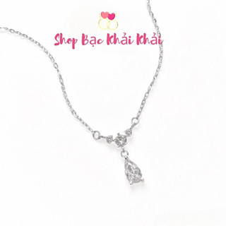 Dây chuyền nữ bạc ta , siêu xinh , siêu sáng , giá rẻ - Shop bạc Khải Khải