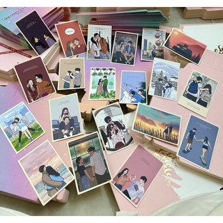Thiệp Valentine Postcard Couple Hàn Quốc Decor, Thiệp Chúc Mừng Valentine, Sinh Nhật, Lễ Kỉ Niệm, Thiệp Cảm Ơn