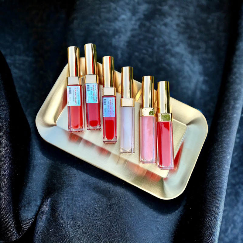 Son Dưỡng Môi Kích Màu Sau Phun Xăm-Mẫu Thỏi Lục Giác Vuông Nắp Vàng