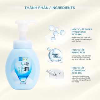 Sữa rửa mặt tạo bọt Hada Labo 160ml Nhật Bản