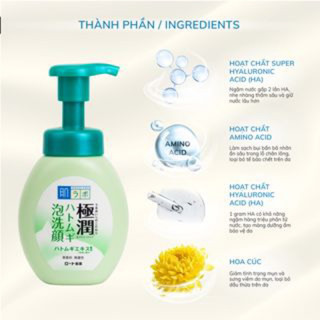 Sữa rửa mặt tạo bọt Hada Labo 160ml Nhật Bản