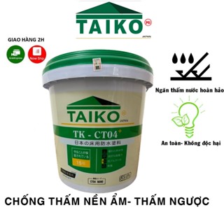 TaiKo Japan CT4 5L chống thấm vết nứt mái nhà, sàn nhà vệ sinh, bể cá, màng sối, chống thấm ngược tường ( cao cấp )