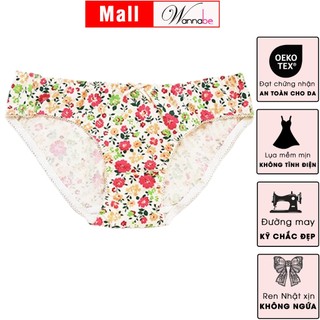 Quần lót Wannabe QLT01 thun cotton họa tiết xinh xắn, đáng yêu