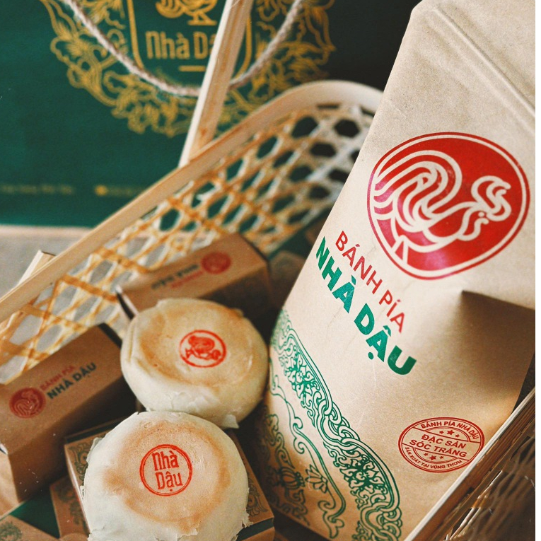 Túi Zip Bánh Pía 4 Bánh Ngẫu Nhiên