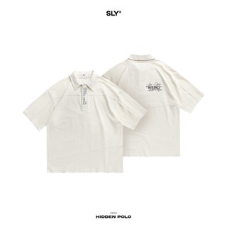 Áo polo oversize SLY Hidden Cream