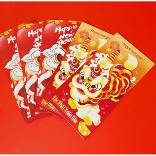 QUÀ TẶNG TẾT - 5 BAO LÌ XÌ MẪU BẤT KỲ