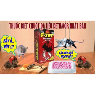 Thuốc diệt chuột Dethmor Nhật Bản hộp 4 vỉ